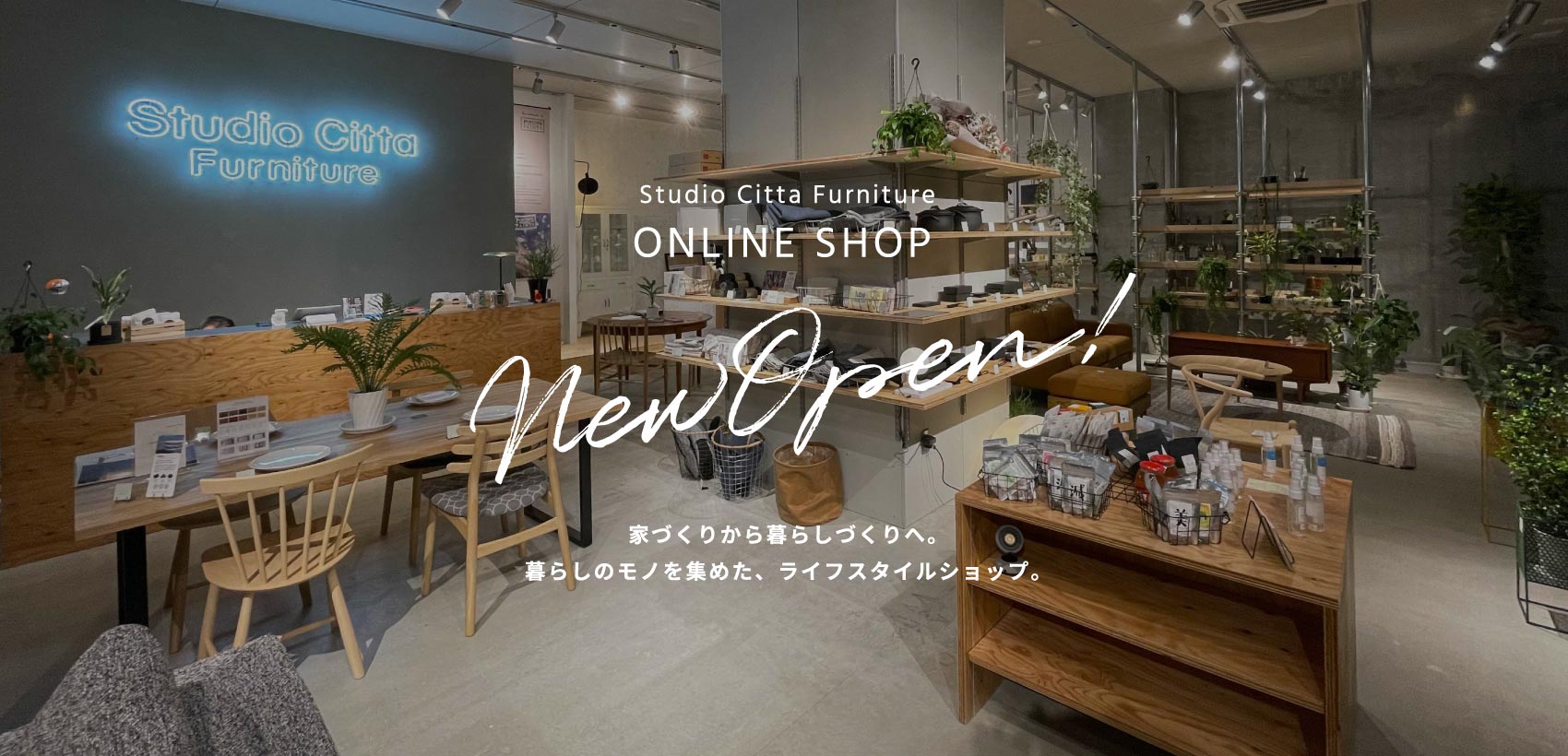 Studio Citta Furniture オンラインショップ New Open