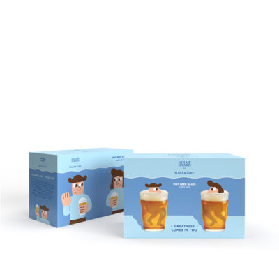 HOLMEGAARD×Mikkeller  パイント ビアグラス 400ml 2個 BOX入り