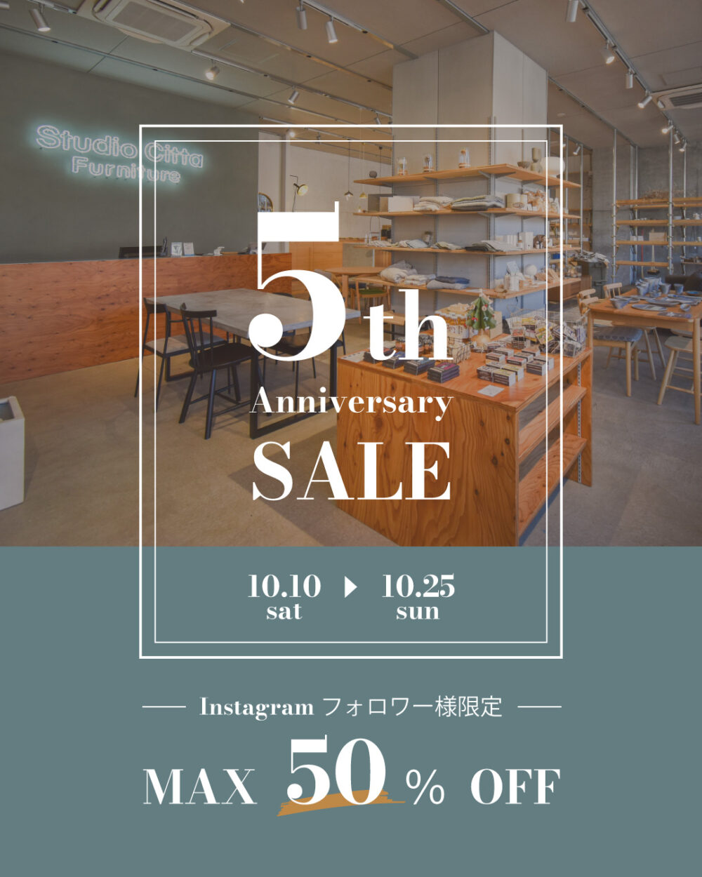 5th Anniversary Campaignのお知らせ