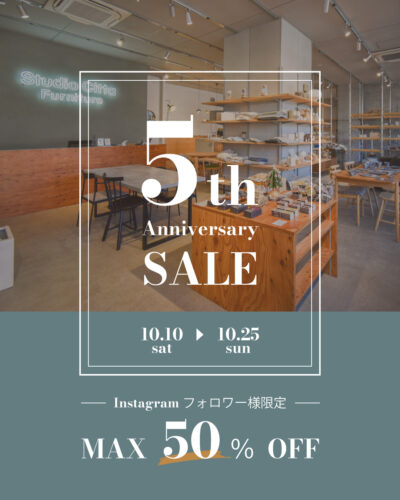 5th Anniversary Campaignのお知らせ